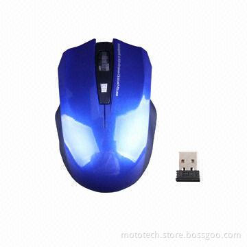 2.4GHz Wireless Mouse with Mini Receiver in 2013, 1000dpi Resolution